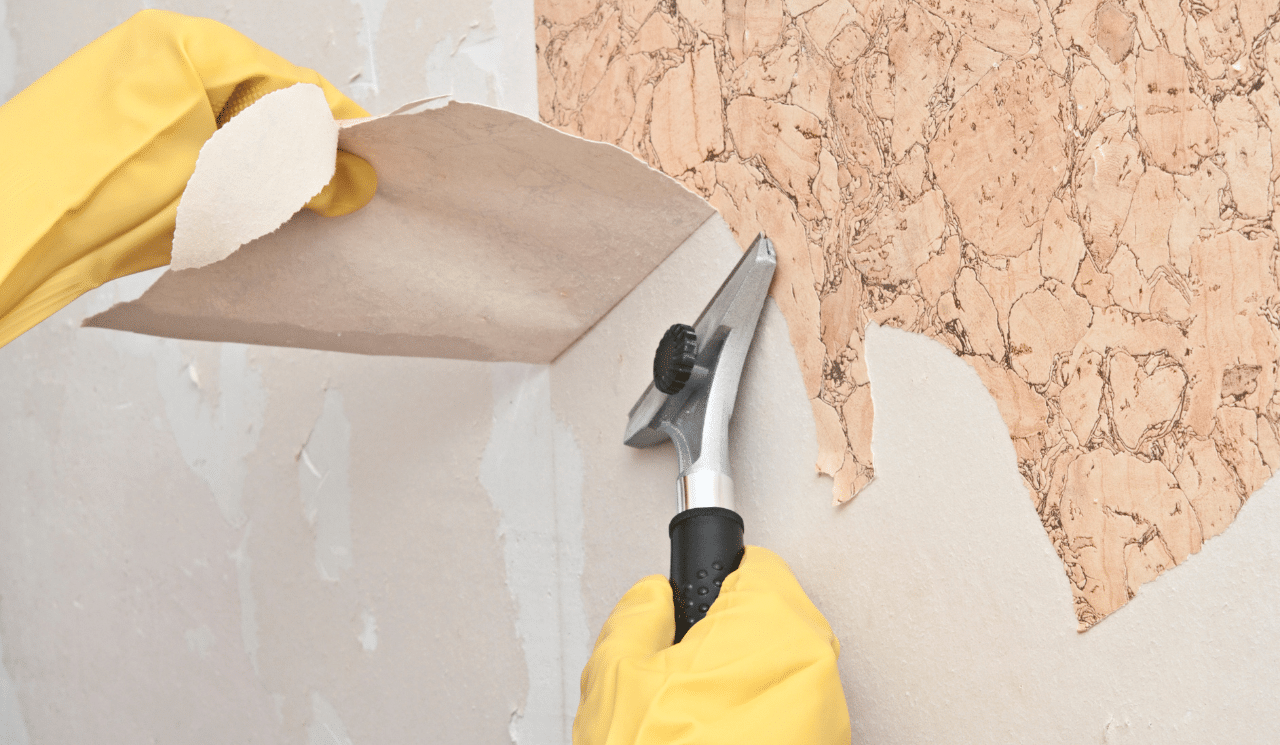 The Easiest Way To Remove Old Wallpaper Without A Steamer